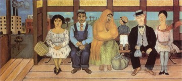 Der Bus Feminismus Frida Kahlo Ölgemälde